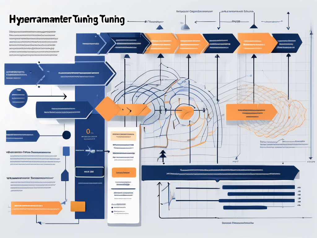 A dynamic flowchart that visually represents the hyperparameter tuning process